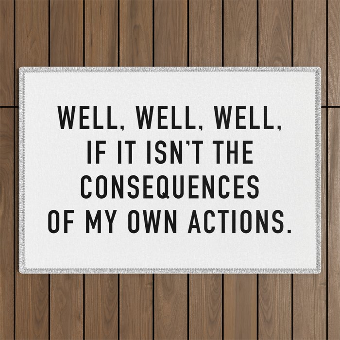Consequences Outdoor Rug Gallery Image 1