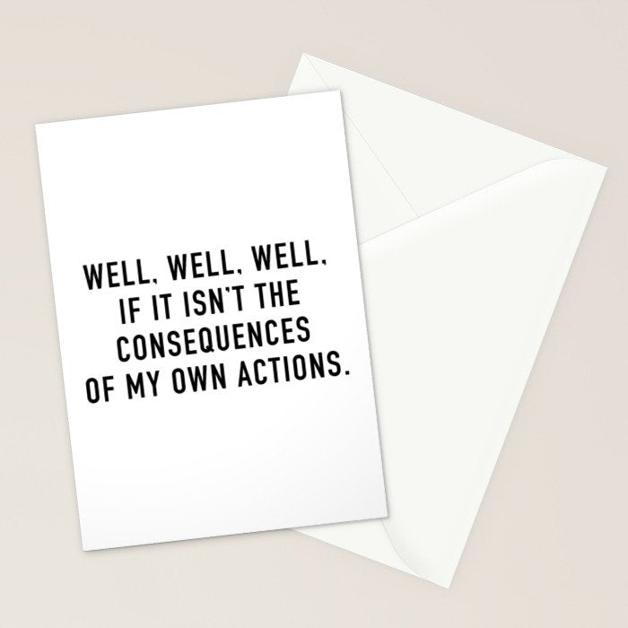 Consequences Stationery Card Gallery Image 2