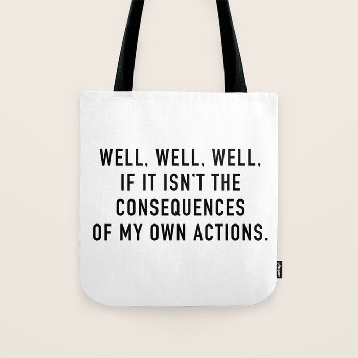 Consequences Tote Bag Gallery Image 1