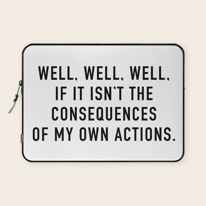 Consequences Laptop Sleeve Gallery Image 1