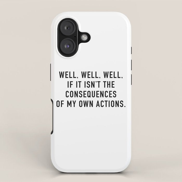 Consequences iPhone Case Gallery Image 1