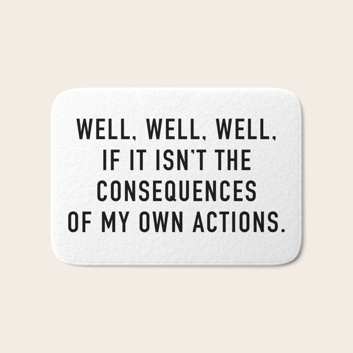 Consequences Bath Mat Gallery Image 1