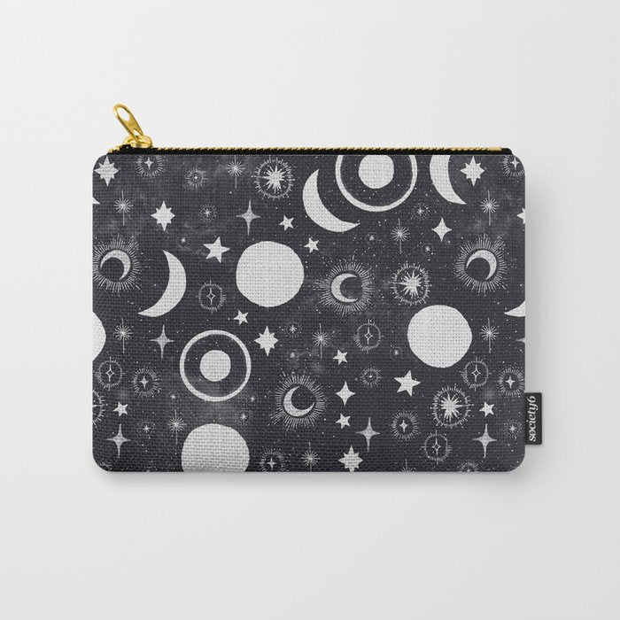 Celestial dark pattern DS Carry All Pouch Gallery Image 1