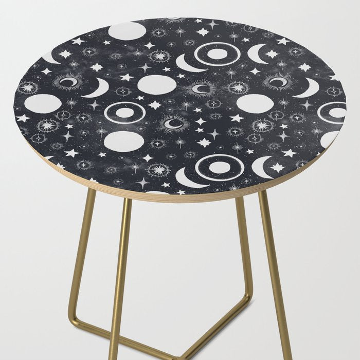 Celestial dark pattern DS Side Table Gallery Image 2