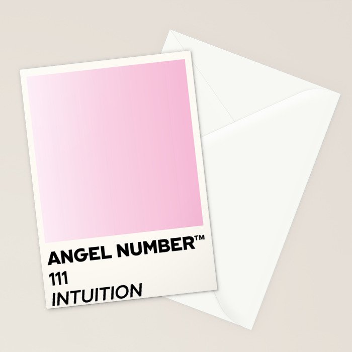 Angel number - 111 - intuition Stationery Card Gallery Image 2