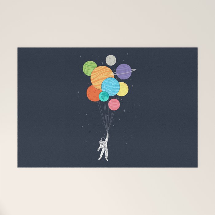 Planet Balloons Welcome Mat Gallery Image 1