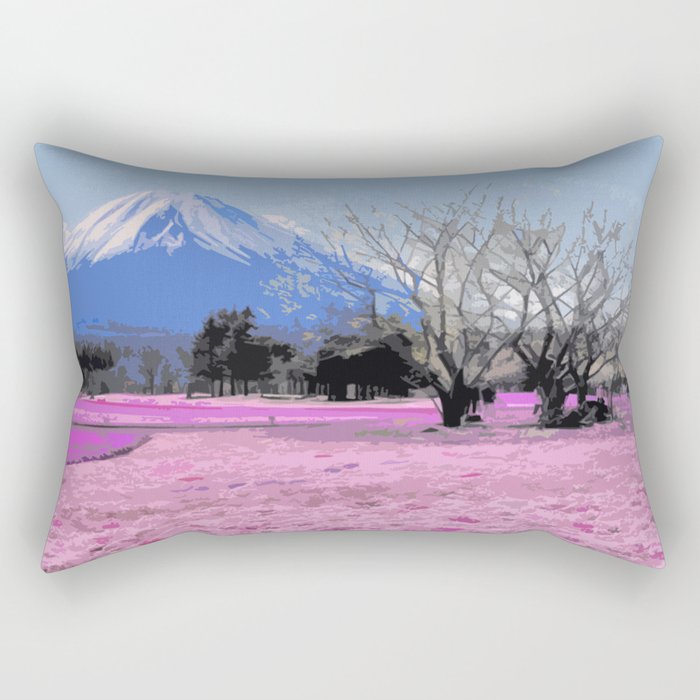 Visit Hokkaido Rectangular Pillow Gallery Image 1