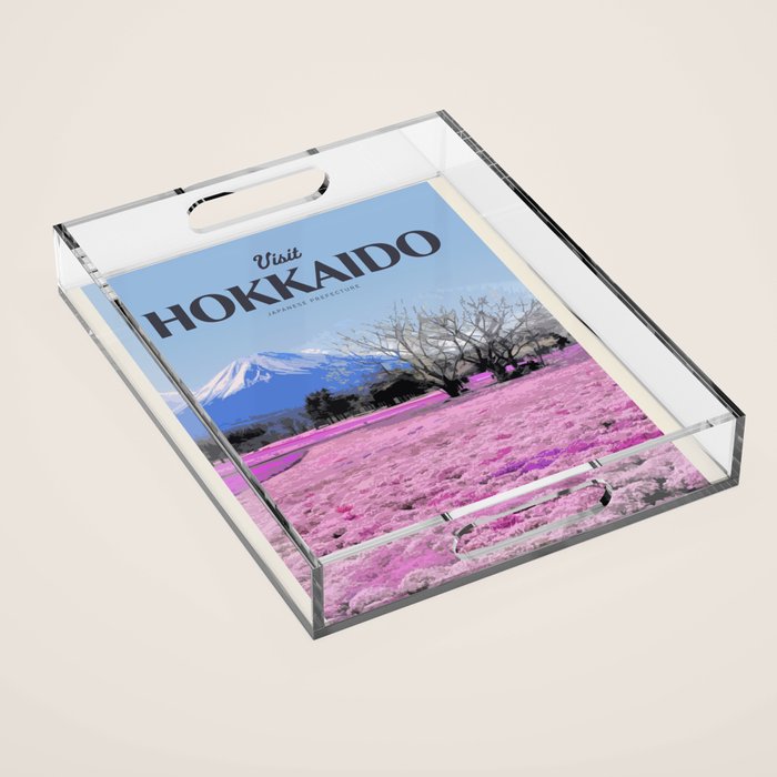 Visit Hokkaido Acrylic Tray Gallery Image 1