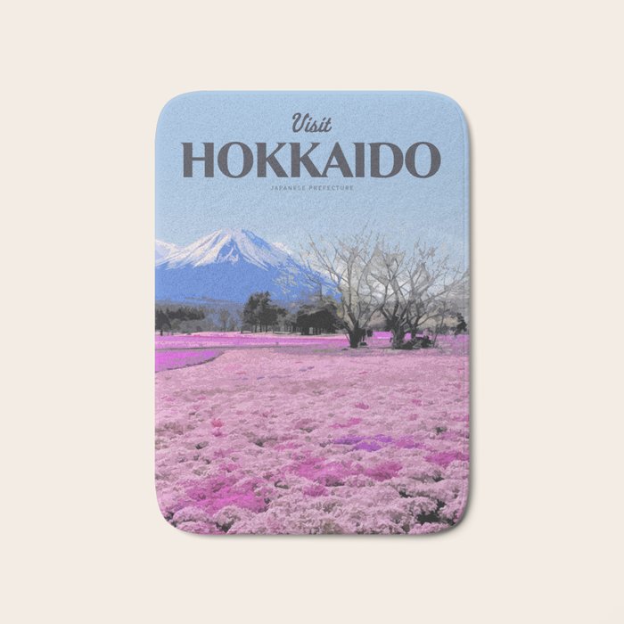 Visit Hokkaido Bath Mat Gallery Image 1