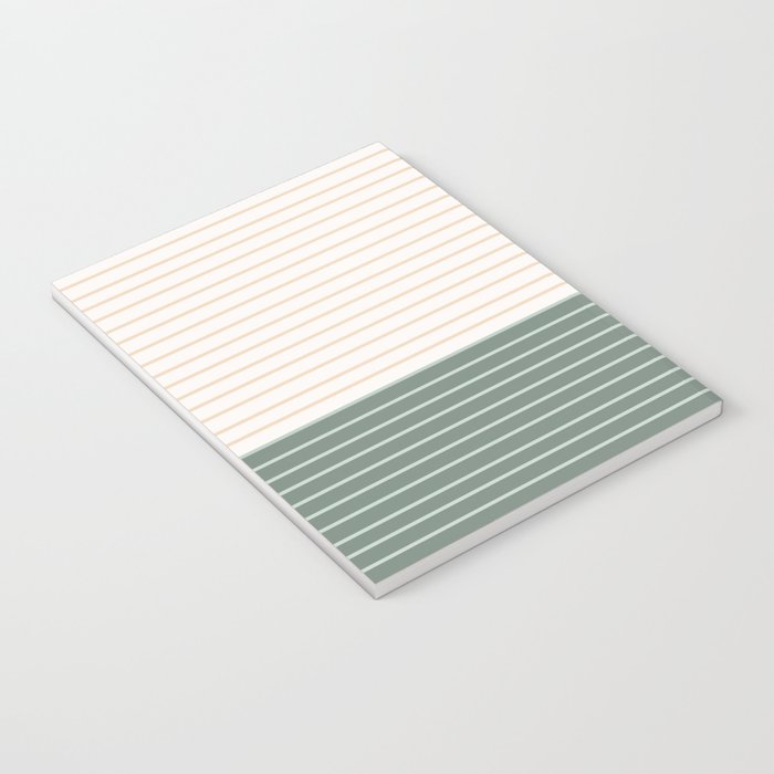 Color Block Line Abstract LXX Retro Boho Notebook Gallery Image 3