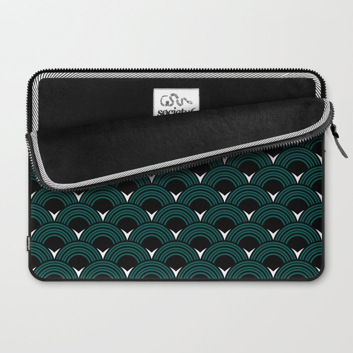 Art Deco Shell Print Laptop Sleeve Gallery Image 2