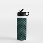 Art Deco Shell Print Water Bottle Gallery Image 1
