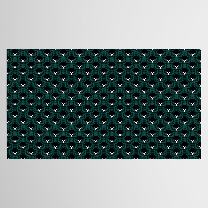 Art Deco Shell Print Tablecloth Gallery Image 2
