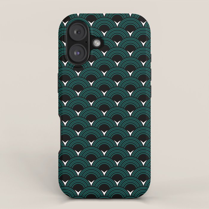 Art Deco Shell Print iPhone Case Gallery Image 1