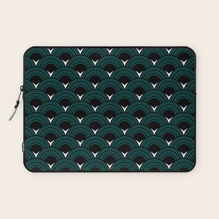 Art Deco Shell Print Laptop Sleeve Gallery Image 1
