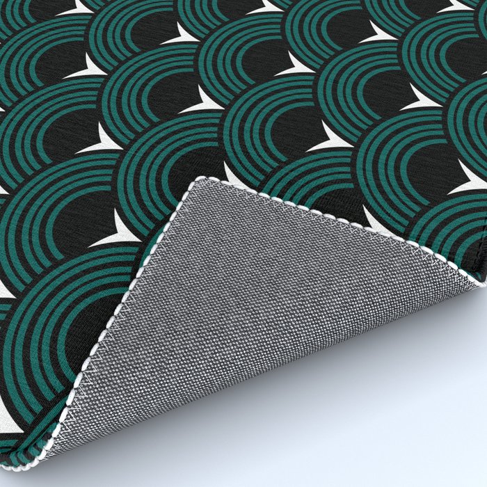 Art Deco Shell Print Rug Gallery Image 4