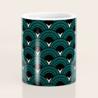 Art Deco Shell Print Coffee Mug Gallery Image 4
