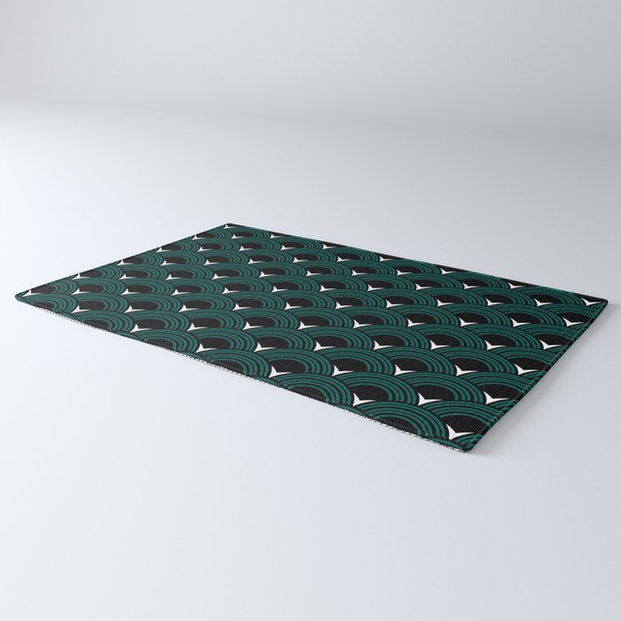 Art Deco Shell Print Rug Gallery Image 3
