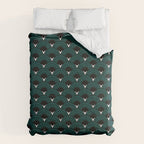 Art Deco Shell Print Comforter Gallery Image 6
