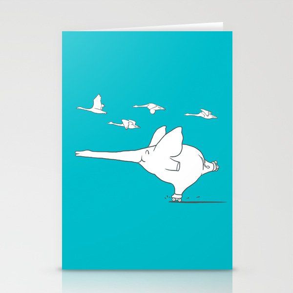 I'm like a swan Stationery Card Gallery Image 2
