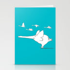 I'm like a swan Stationery Card Gallery Image 2