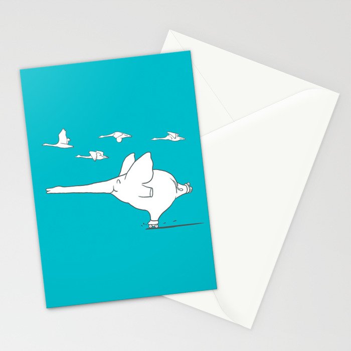 I'm like a swan Stationery Card Gallery Image 2