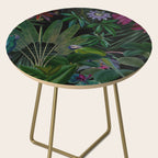 Moody Midnight Jungle Lush Tropical Paradise Side Table Gallery Image 2
