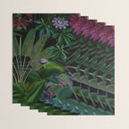 Moody Midnight Jungle Lush Tropical Paradise Wrapping Paper Gallery Image 3