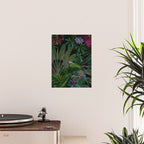 Moody Midnight Jungle Lush Tropical Paradise Poster Gallery Image 2