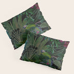 Moody Midnight Jungle Lush Tropical Paradise Pillow Sham Gallery Image 3