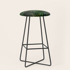 Moody Midnight Jungle Lush Tropical Paradise Stool Gallery Image 1