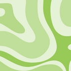 Modern Retro Liquid Swirl Abstract in Light Lime Green Coffee Mug Gallery Image 2