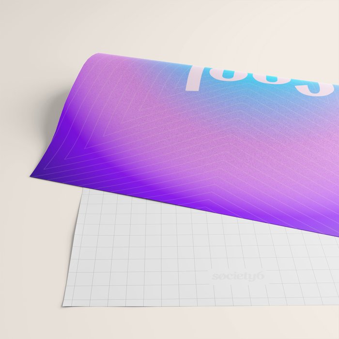 Cool To Be Kind - Gradient Typography Wrapping Paper Gallery Image 2