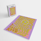 Fern leaves and flower purple Jigsaw Puzzle Gallery Image 2