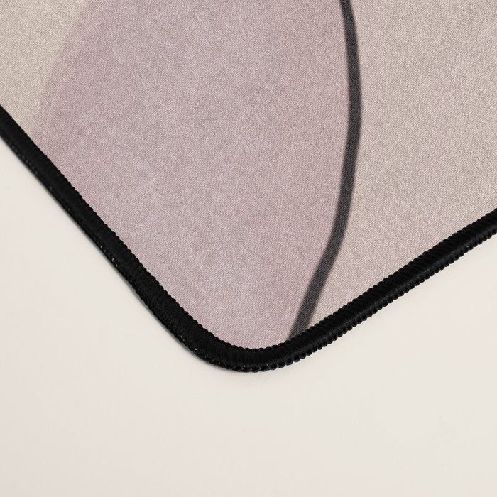 Nuanced echoing circles tell a story in a painterly way with soft muted hues Desk Mat Gallery Image 4