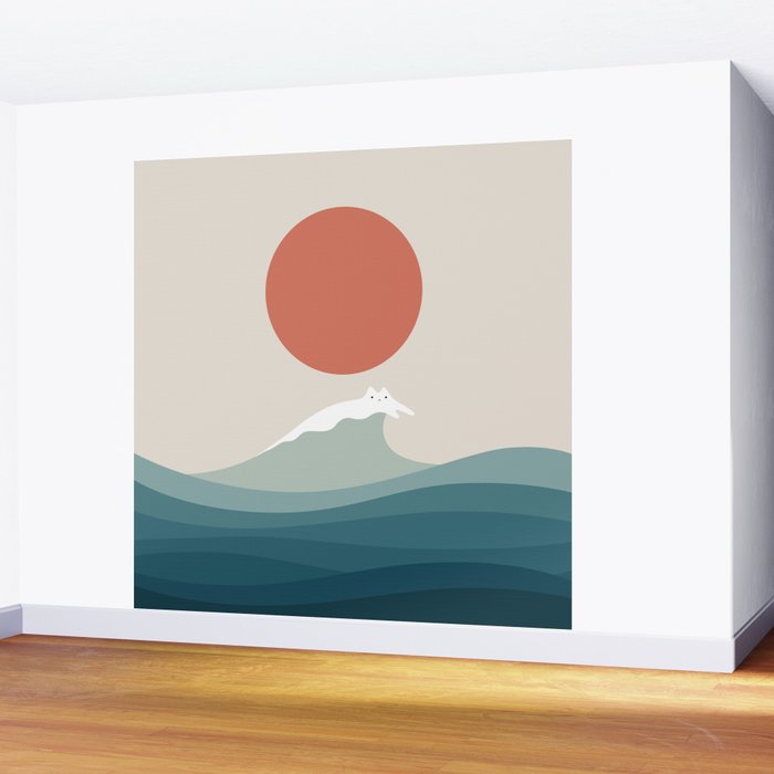 Cat Landscape 157 Wall Mural Gallery Image 2