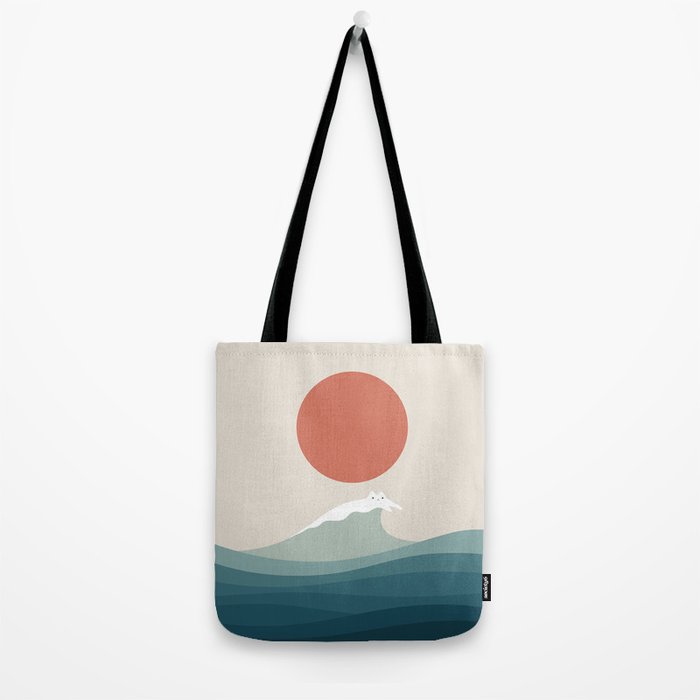 Cat Landscape 157 Tote Bag Gallery Image 2