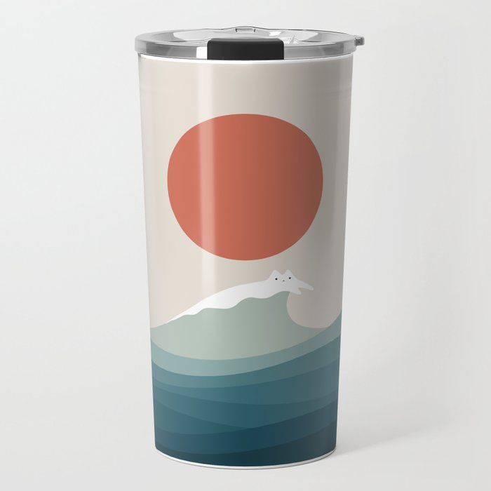 Cat Landscape 157 Travel Mug Gallery Image 1
