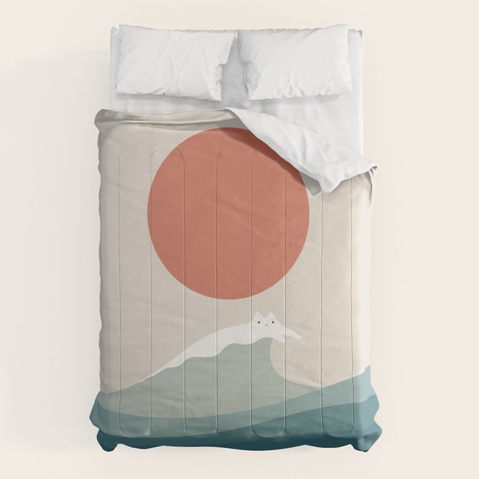 Cat Landscape 157 Comforter Gallery Image 6