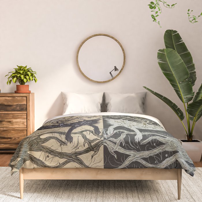 Two Wolves Meeting Comforter Gallery Image 3