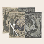 Two Wolves Meeting Placemat Gallery Image 1