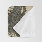 Two Wolves Meeting Throw Blanket Gallery Image 3