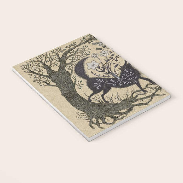 Two Wolves Meeting Notebook Gallery Image 3