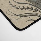 Two Wolves Meeting Desk Mat Gallery Image 4