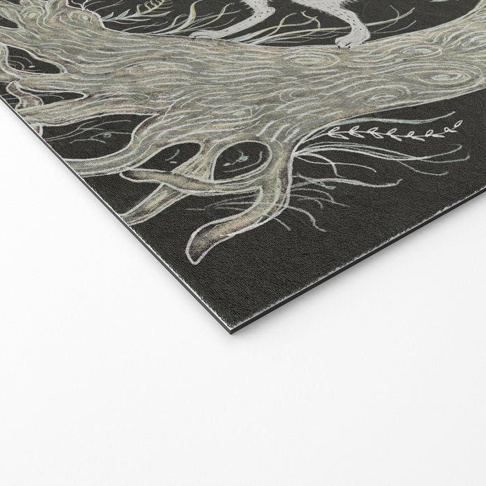 Two Wolves Meeting Welcome Mat Gallery Image 2