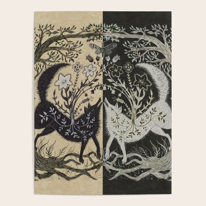 Two Wolves Meeting Poster Gallery Image 4