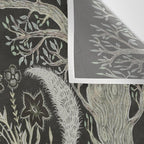 Two Wolves Meeting Wall Tapestry Gallery Image 3