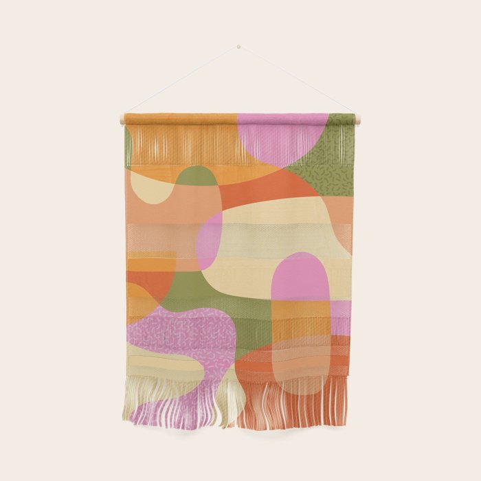 Bright Color Block Shapes Wall Hanging Gallery Image 1