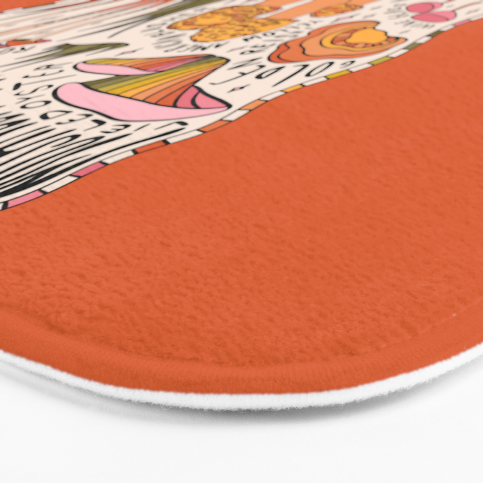 Mushrooms of Mississippi Bath Mat Gallery Image 3