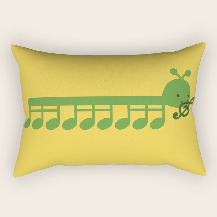 Caterpillar Song Rectangular Pillow Gallery Image 1